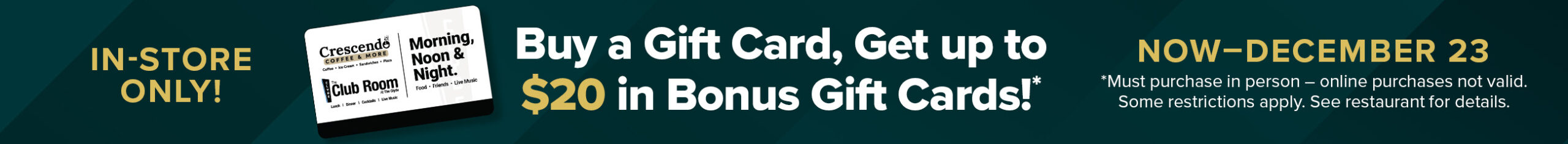 Gift Card Promotion
