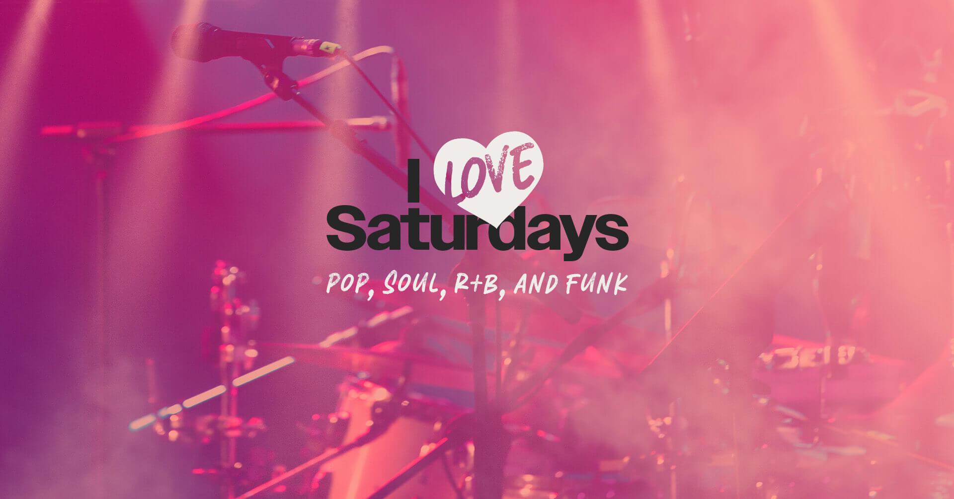 Enjoy the best in Pop, Soul R&B and Funk every Saturday!